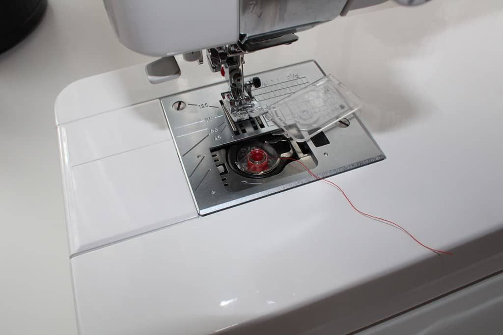 In most modern machines bobbins are just put under the needle plate right in the shuttle without any case.