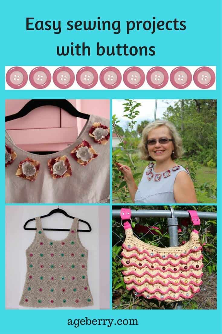 Easy sewing projects with buttons Ageberry helping you succeed in sewing