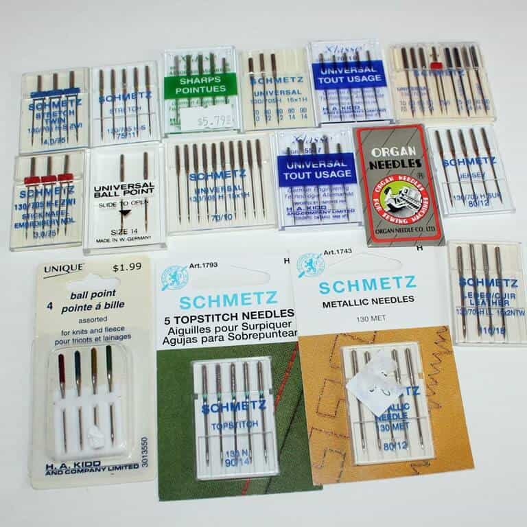 Sewing machine needles - Here we sew again