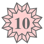 my logo with number 10