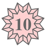 my logo with number 10