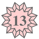 my logo with number 13