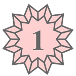 My logo with number 1