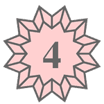 My logo with number 4