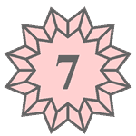 My logo with number 7