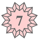 My logo with number 7