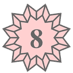 my logo with number 8