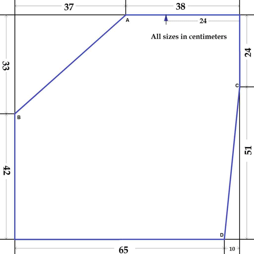 Cutting diagram