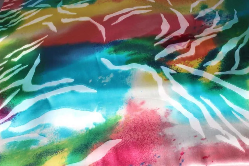 Novelty silk fabric for a dress