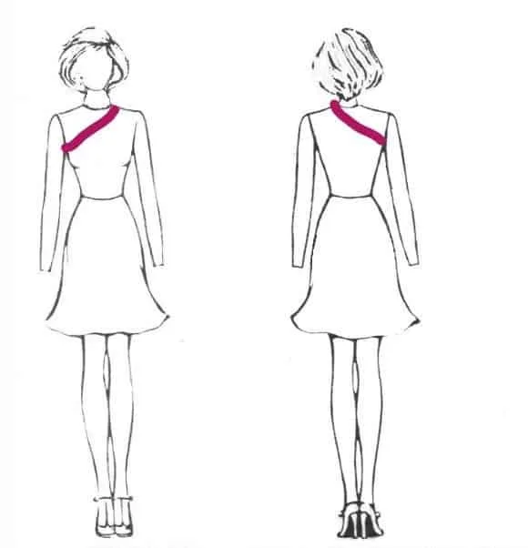 Side to shoulder measurement