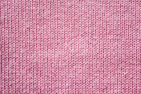 Knitted fabric made of one continuous thread being looped back and forth.