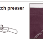 Blind hem presser foot