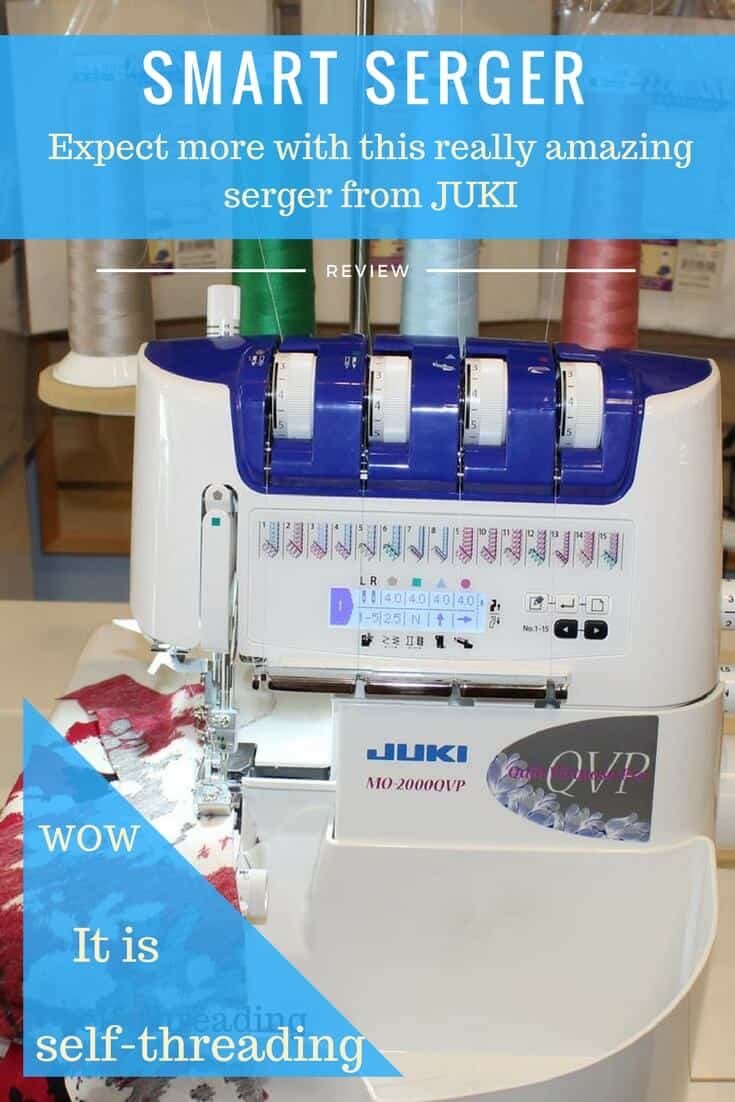 Review of JUKI serger MO2000 QVP Here we sew again