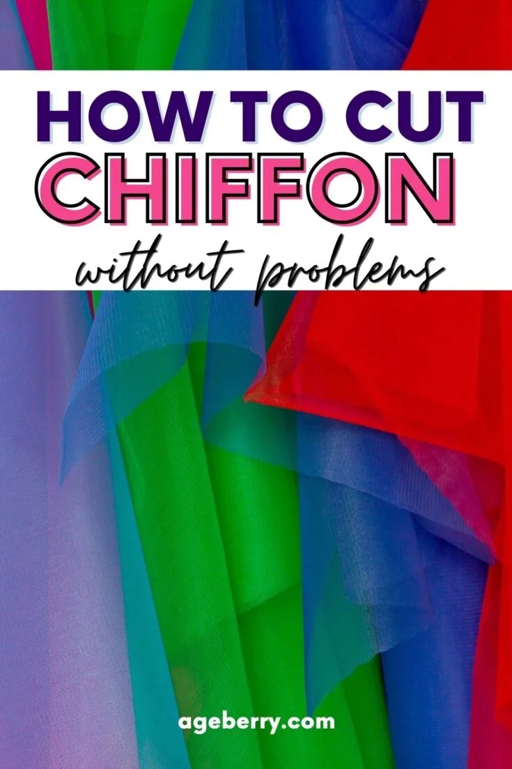 How to cut chiffon without problems