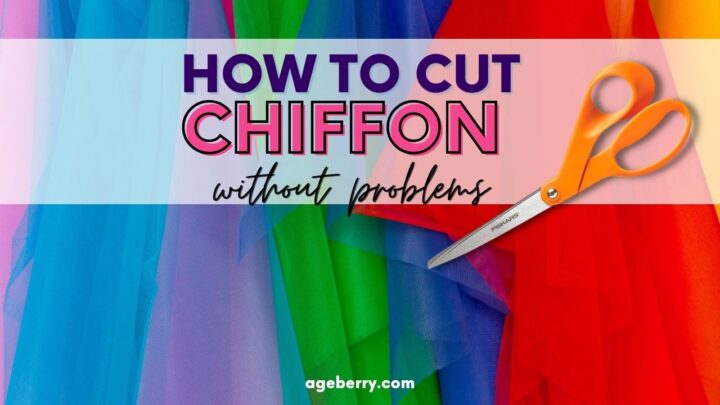 How to cut chiffon without problems