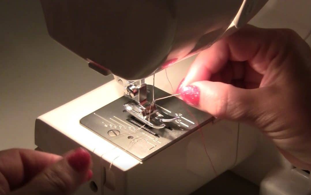 How to sew sheer fabric using only a bobbin thread for stitching