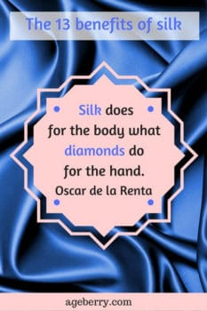 Silk does for the body what diamonds do for the hand