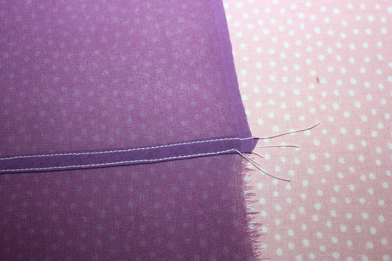 Flat felled seams