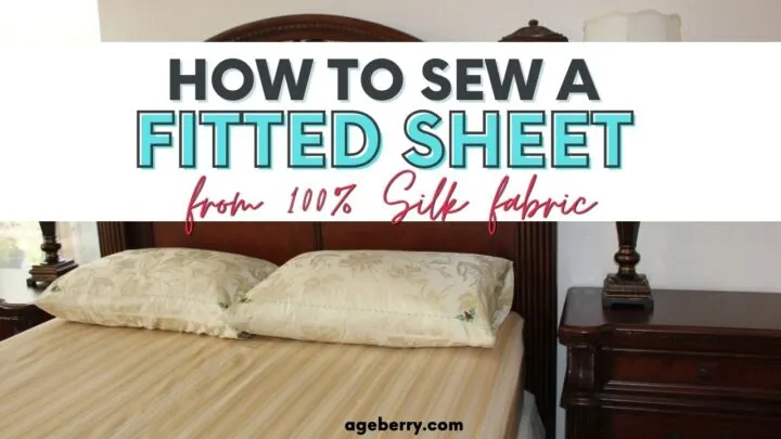 How to sew a fitted sheet (from 100% silk fabric)