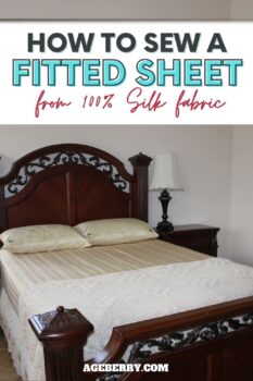 How to sew a fitted sheet (from 100% silk fabric)