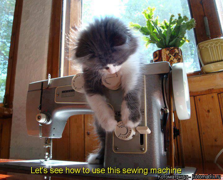 Let's see how to use this sewing machine
