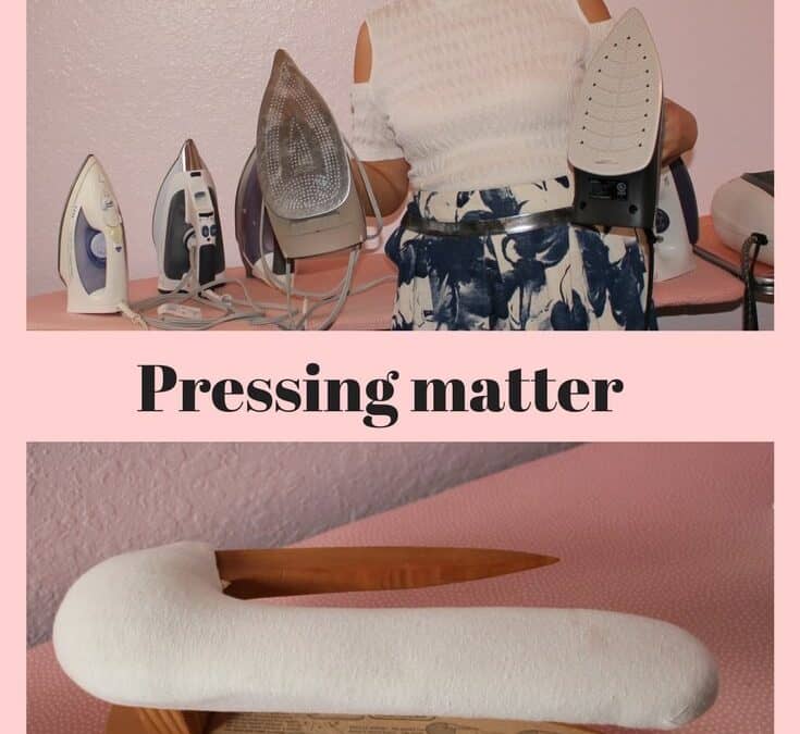 Pressing tools I use for sewing