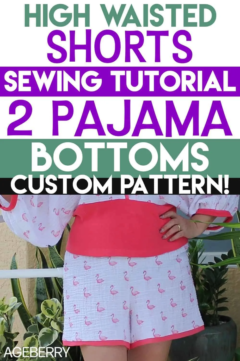 High Waisted Shorts Diy Plus How To Make An Easy Pattern