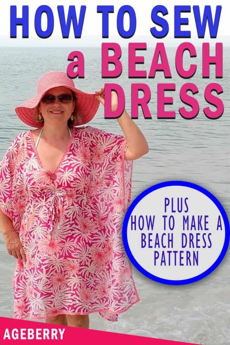 beach dress DIY plus sewing pattern