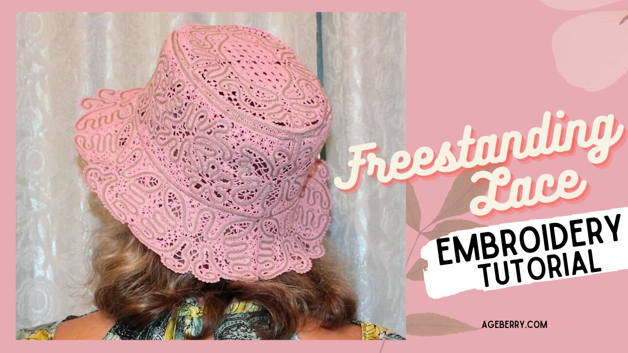 Free Tutorial: Machine Needle-lace shapes using water soluble