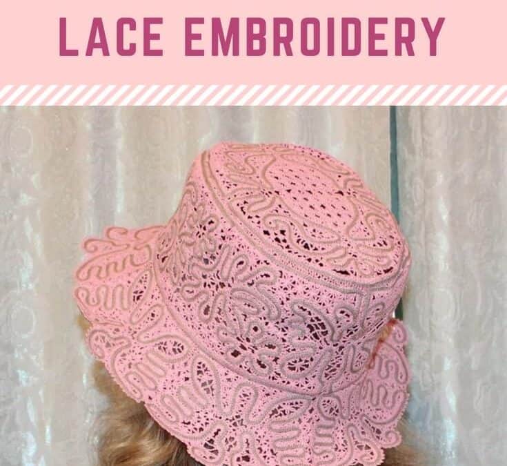 How to make free standing lace embroidery