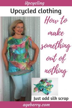 This is a video tutorial on how to upcycle clothing.