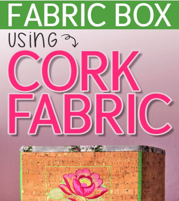 How to cover a box with fabric
