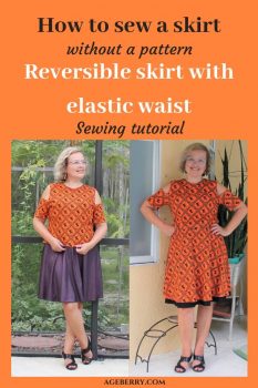 How to sew a skirt