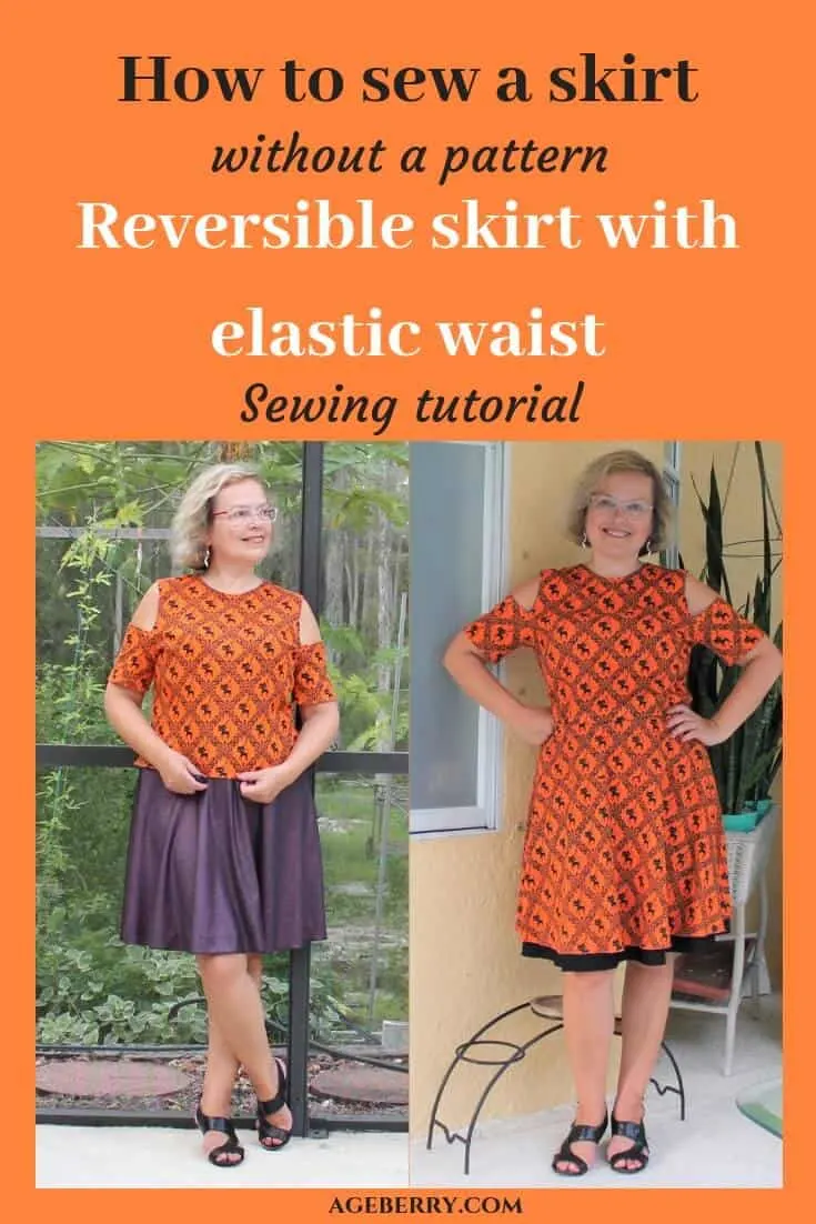 Easy sewing projects: how to sew a skirt