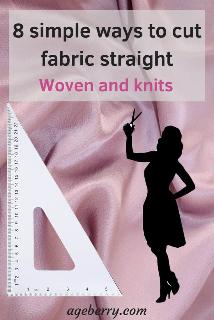 How to cut fabric straight Ageberry helping you succeed in sewing