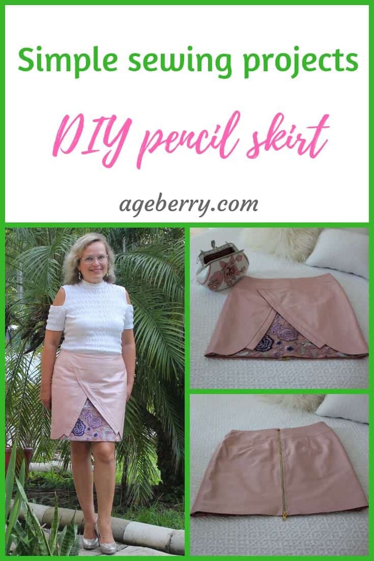 Simple sewing projects: DIY pencil skirt