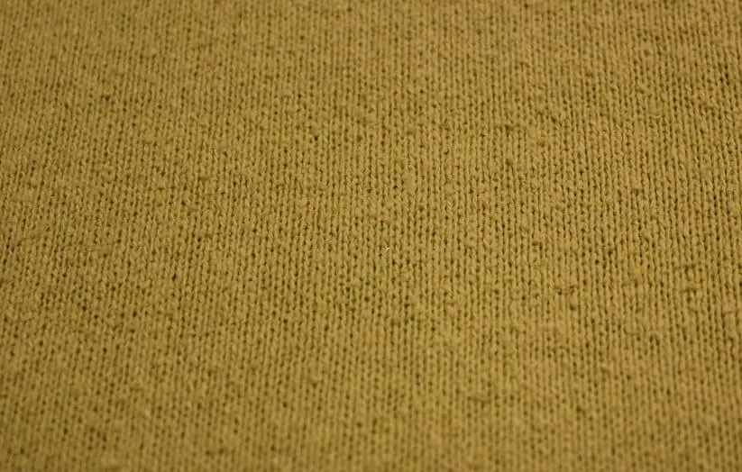 closeup of grainline for knits