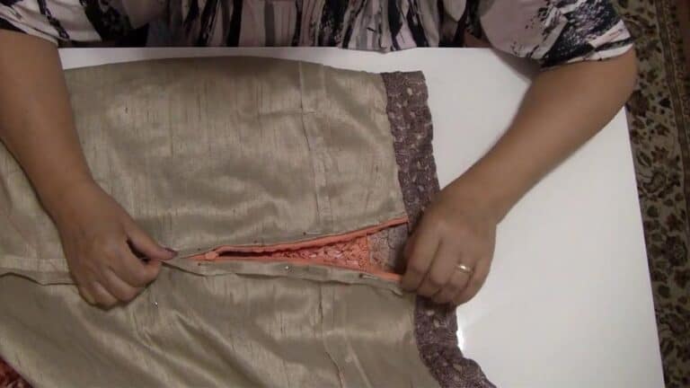 How to make a pleated skirt: DIY box pleated midi skirt