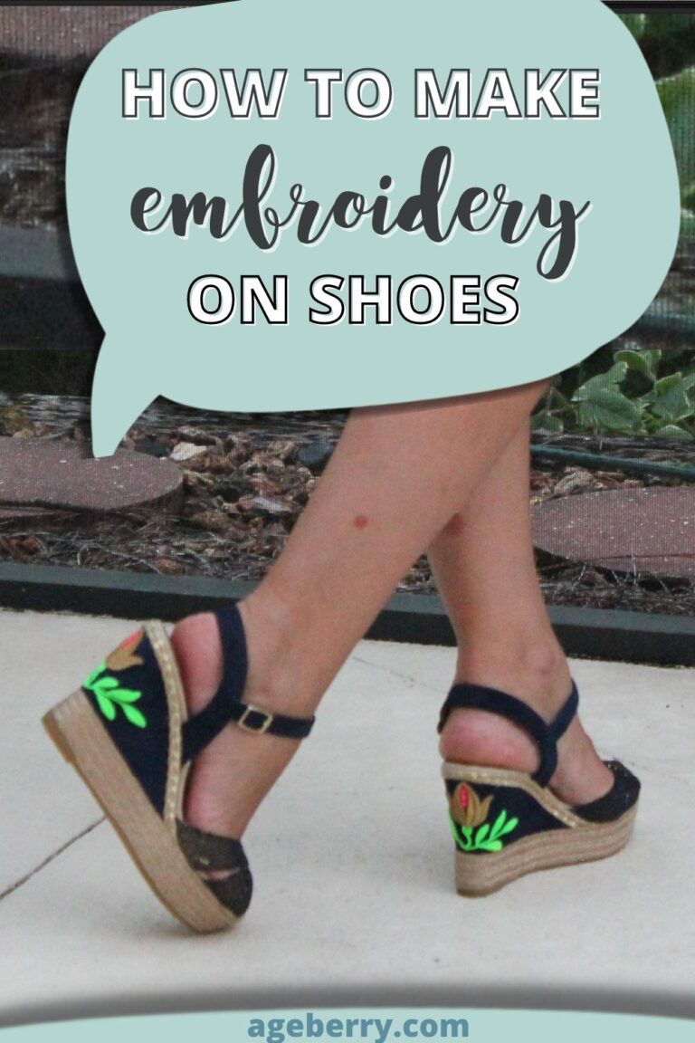 How to make embroidery on shoes