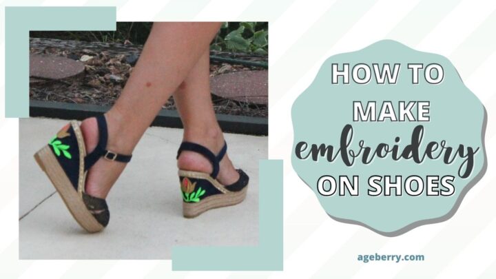 How to make embroidery on shoes
