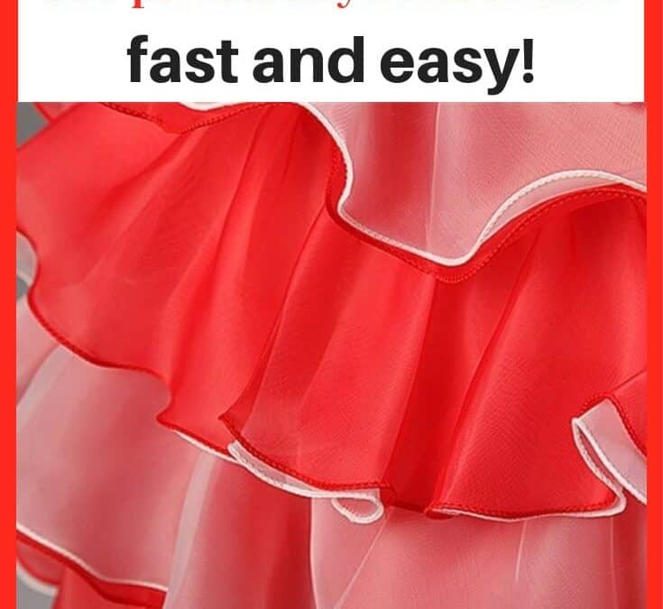 Narrow hem tutorial: how to make a narrow hem using a Ban Roll tape