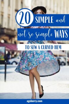 Top 20 simple (and not so simple) ways to sew a curved hem