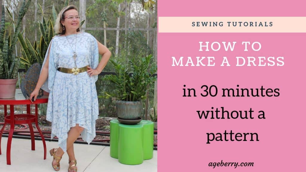 My sewing tutorial on making a circle skirt dress