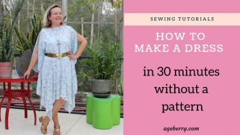 My sewing tutorial on making a circle skirt dress