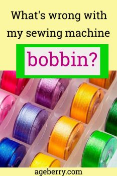 Do you have sewing machine bobbin problems like bobbin winder not working or bobbin thread bunching up? Check out these solutions to common problems. Sewing machine repair, sewing 101, sewing machine tension problems.