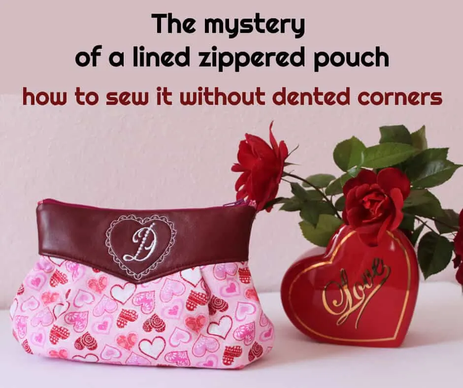 zipper pouch how to sew