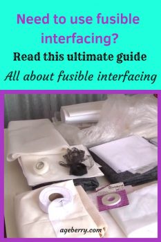 In this youtube video tutorial you will learn how to fuse interfacing, which side of the interfacing is fusible, is fusible fleece the same as interfacing, how do you clean fusible interfacing from an iron.