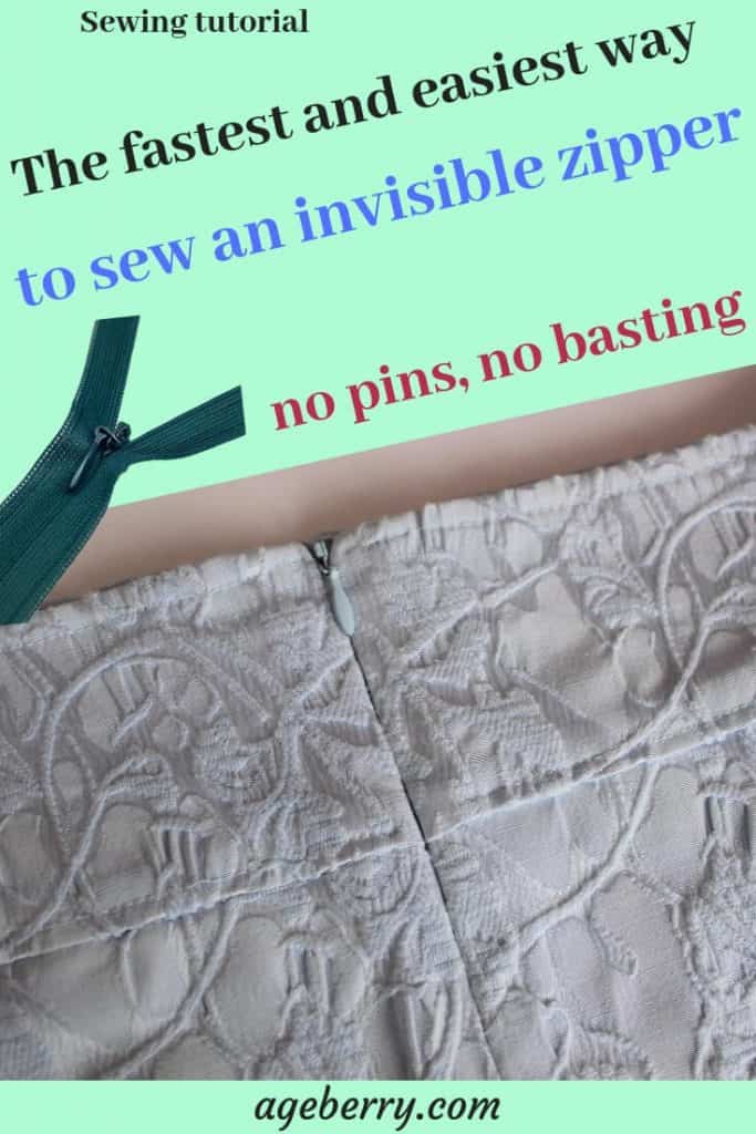 Download How to put in an invisible zipper using Wonder tape for sewing - Ageberry: helping you succeed ...