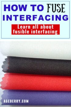 Sewing Tips: Defining & Using Interfacing, Fusible Web, Fusible