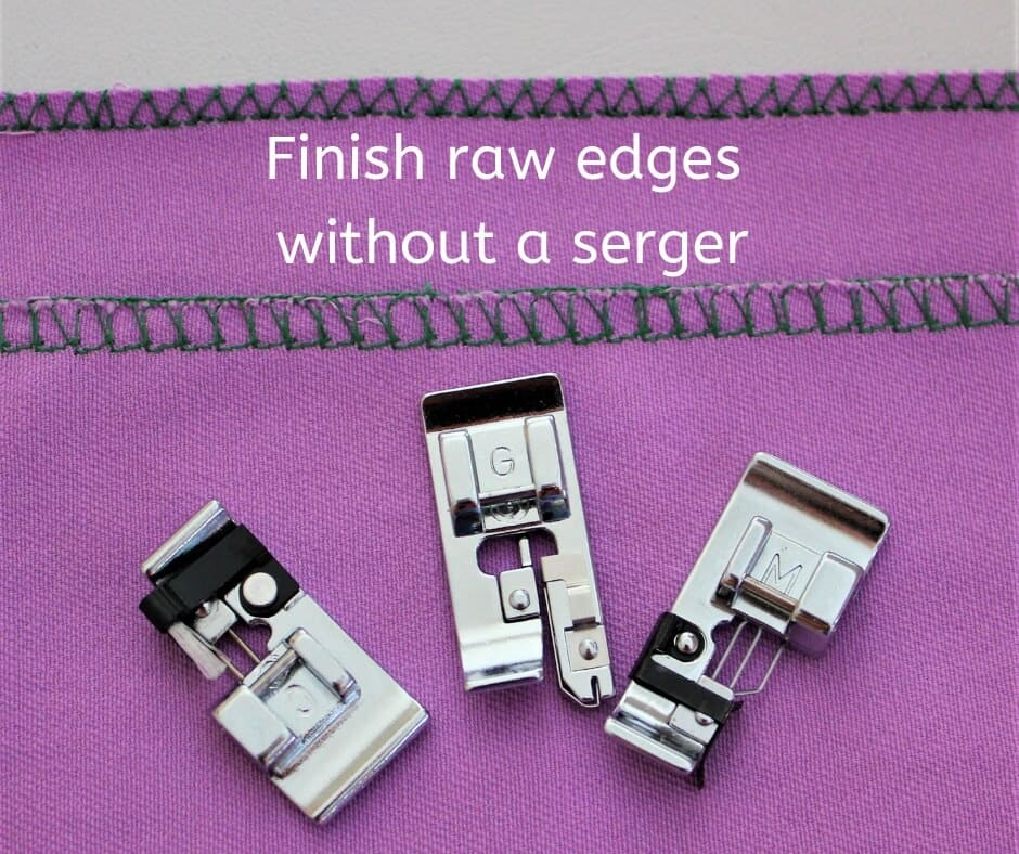 How to use overcast presser feet for sewing overcasting stitches